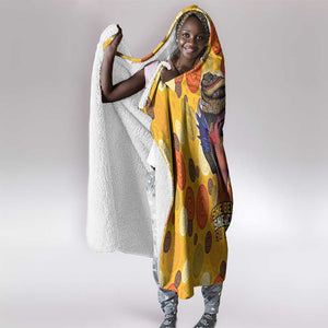 African Women Hooded Blanket She Believed She Could So She Did