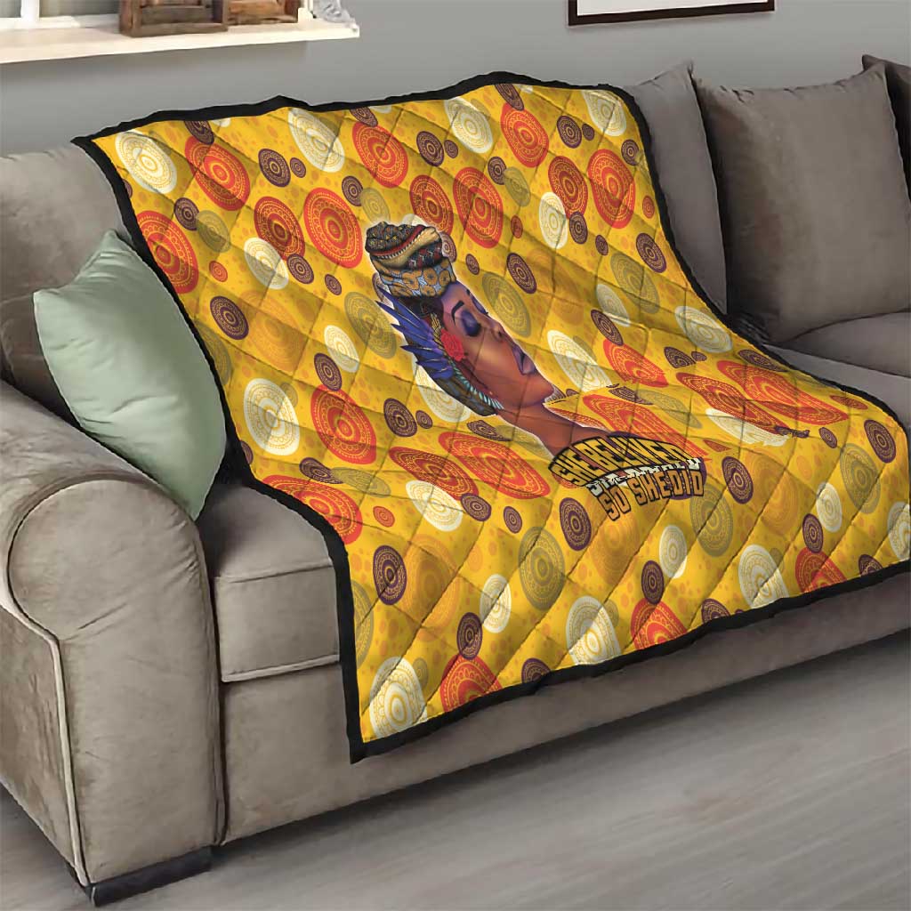African Women Quilt She Believed She Could So She Did