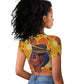 African Women Raglan Cropped T shirt She Believed She Could So She Did
