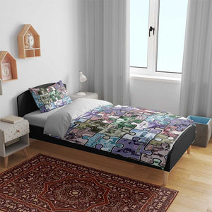 African American Bedding Set The Civil Rights Journey in Puzzle