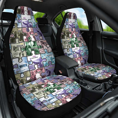 African American Car Seat Cover The Civil Rights Journey in Puzzle