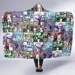 African American Hooded Blanket The Civil Rights Journey in Puzzle