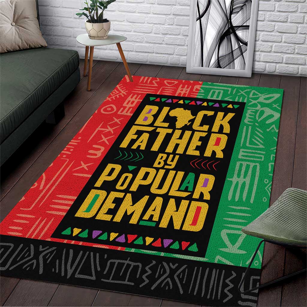 Black Father By Popular Demand Area Rug African Art