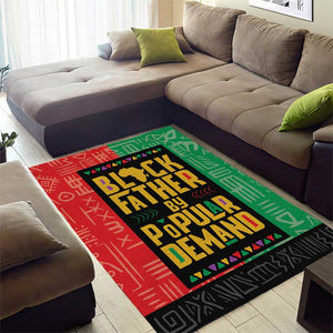 Black Father By Popular Demand Area Rug African Art