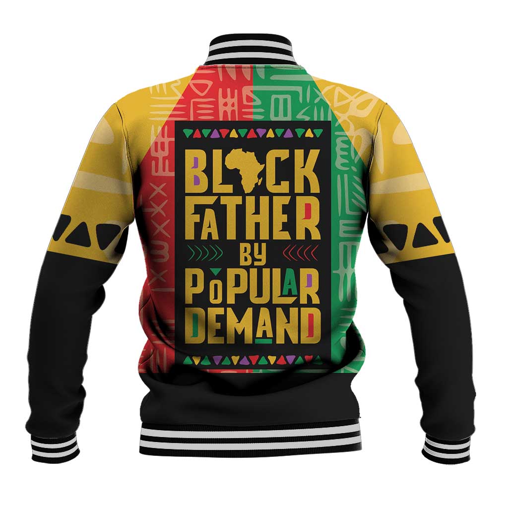Black Father By Popular Demand Baseball Jacket African Art DT03