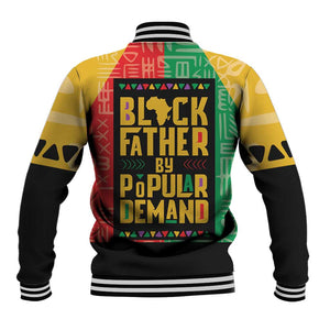 Black Father By Popular Demand Baseball Jacket African Art DT03