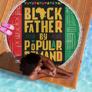 Black Father By Popular Demand Beach Blanket African Art