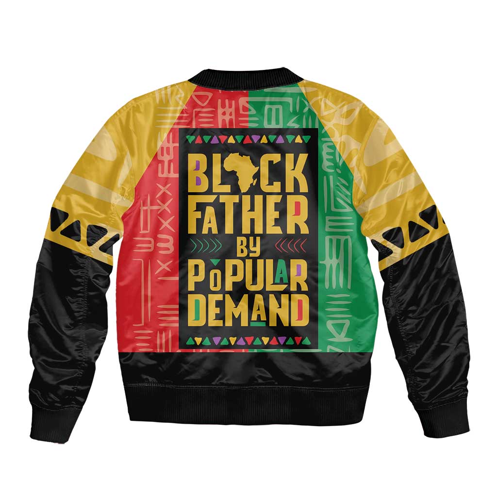 Black Father By Popular Demand Bomber Jacket African Art