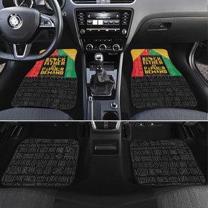 Black Father By Popular Demand Car Mats African Art