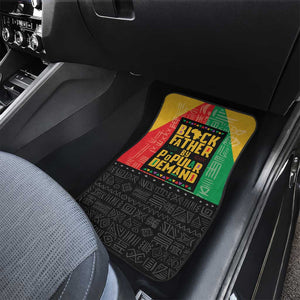 Black Father By Popular Demand Car Mats African Art