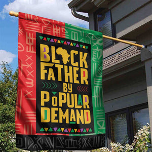 Black Father By Popular Demand Garden Flag African Art