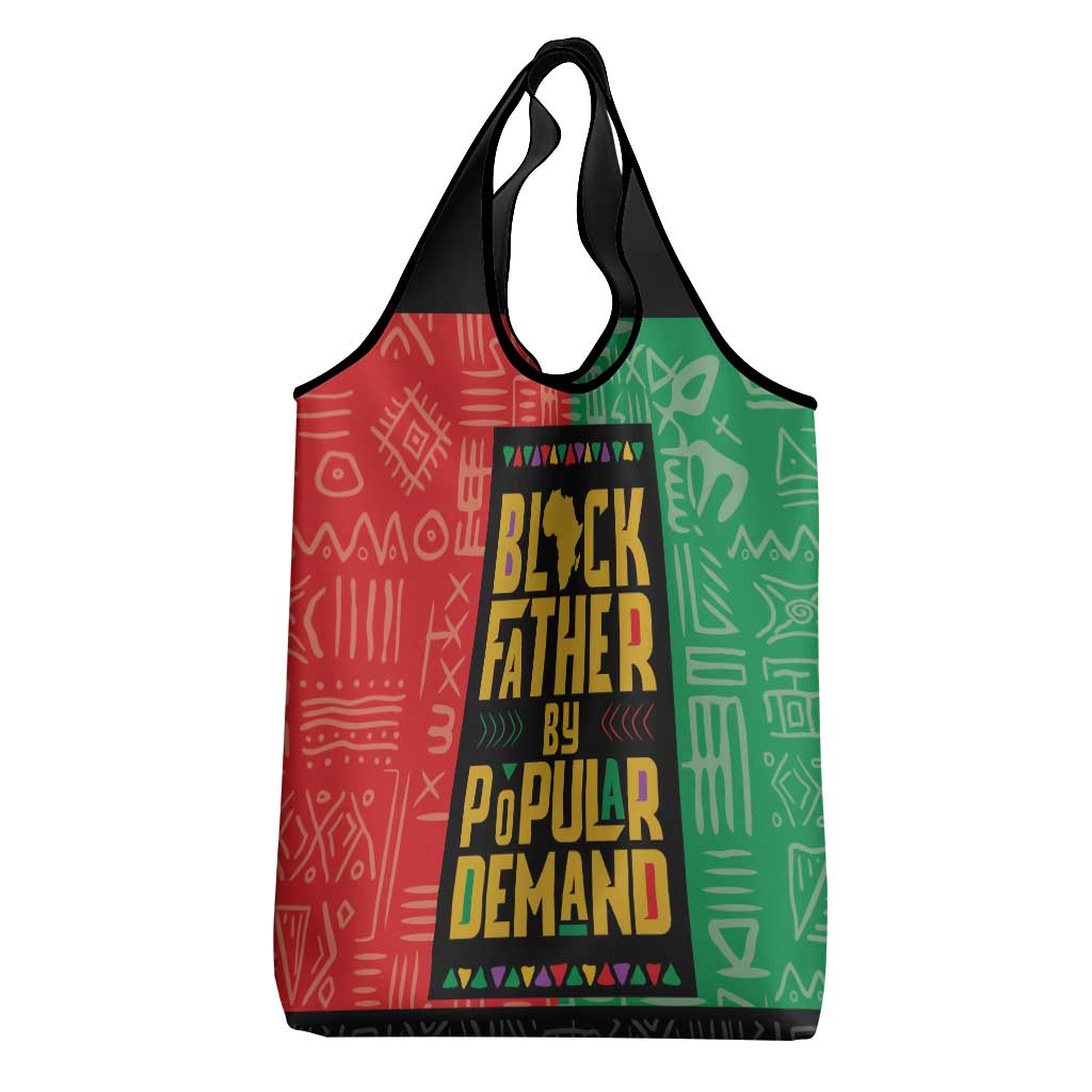 Black Father By Popular Demand Grocery Bag African Art
