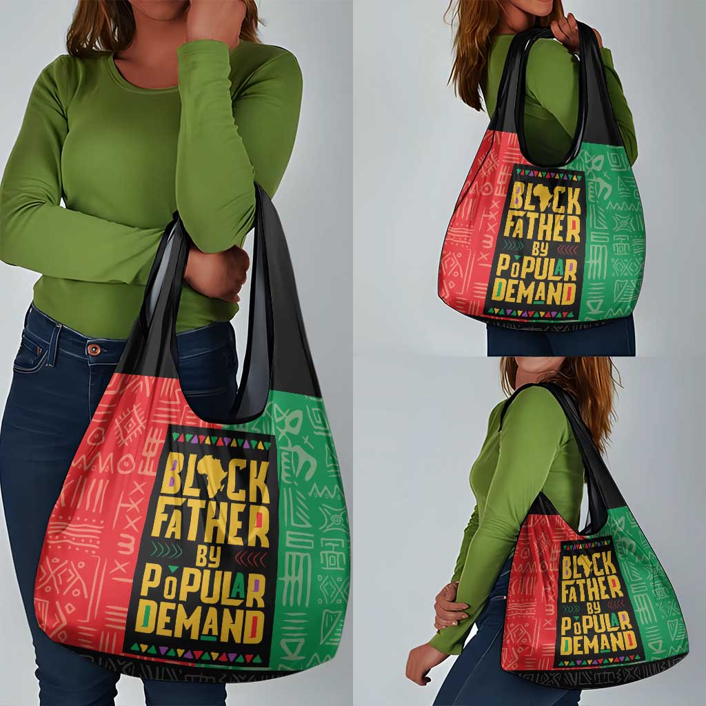 Black Father By Popular Demand Grocery Bag African Art