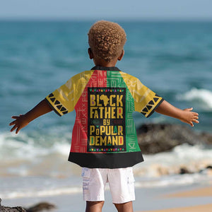 Black Father By Popular Demand Kid Hawaiian Shirt African Art