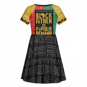 Black Father By Popular Demand Kid Short Sleeve Dress African Art