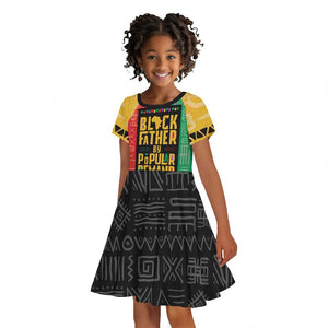 Black Father By Popular Demand Kid Short Sleeve Dress African Art