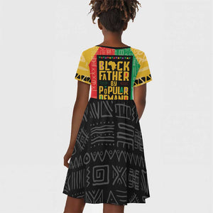 Black Father By Popular Demand Kid Short Sleeve Dress African Art