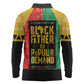 Black Father By Popular Demand Long Sleeve Polo Shirt African Art