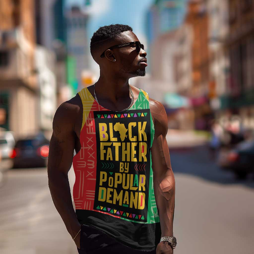 Black Father By Popular Demand Men Tank Top African Art