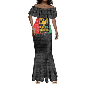 Black Father By Popular Demand Mermaid Dress African Art