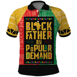 Black Father By Popular Demand Polo Shirt African Art