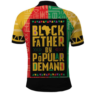 Black Father By Popular Demand Polo Shirt African Art