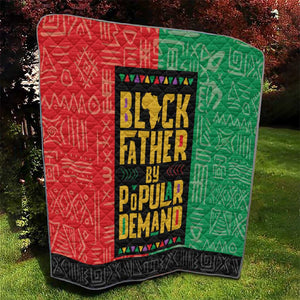 Black Father By Popular Demand Quilt African Art