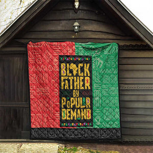 Black Father By Popular Demand Quilt African Art