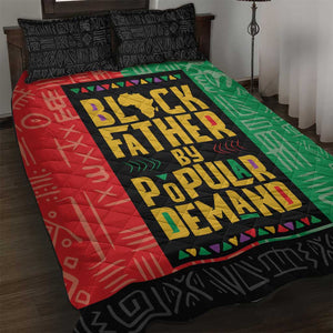 Black Father By Popular Demand Quilt Bed Set African Art