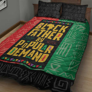 Black Father By Popular Demand Quilt Bed Set African Art