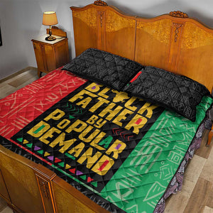 Black Father By Popular Demand Quilt Bed Set African Art