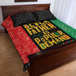 Black Father By Popular Demand Quilt Bed Set African Art