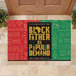 Black Father By Popular Demand Rubber Doormat African Art