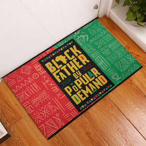 Black Father By Popular Demand Rubber Doormat African Art