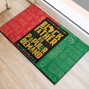 Black Father By Popular Demand Rubber Doormat African Art