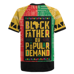 Black Father By Popular Demand Rugby Jersey African Art