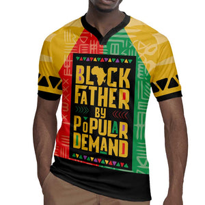 Black Father By Popular Demand Rugby Jersey African Art