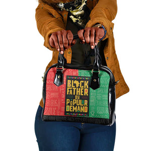 Black Father By Popular Demand Shoulder Handbag African Art