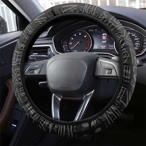 Black Father By Popular Demand Steering Wheel Cover African Art