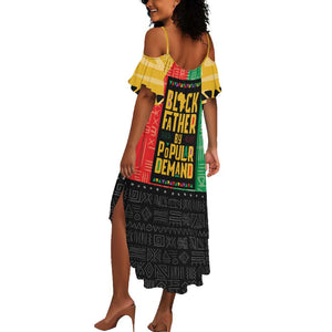 Black Father By Popular Demand Summer Maxi Dress African Art