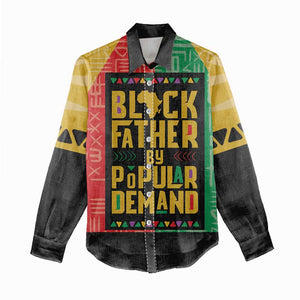 Black Father By Popular Demand Women Casual Shirt African Art