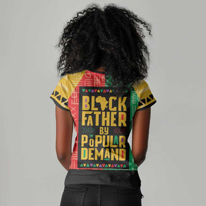 Black Father By Popular Demand Women V-Neck T-Shirt African Art