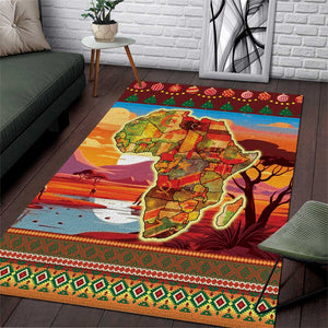 African Christmas Area Rug Afro Heritage and Celebrated