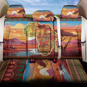 African Christmas Back Car Seat Cover Afro Heritage and Celebrated