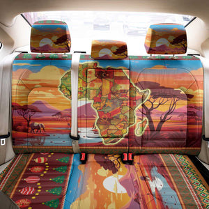 African Christmas Back Car Seat Cover Afro Heritage and Celebrated