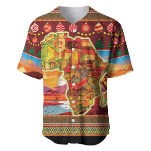 African Christmas Baseball Jersey Afro Heritage and Celebrated