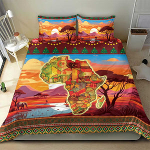 African Christmas Bedding Set Afro Heritage and Celebrated