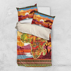 African Christmas Bedding Set Afro Heritage and Celebrated