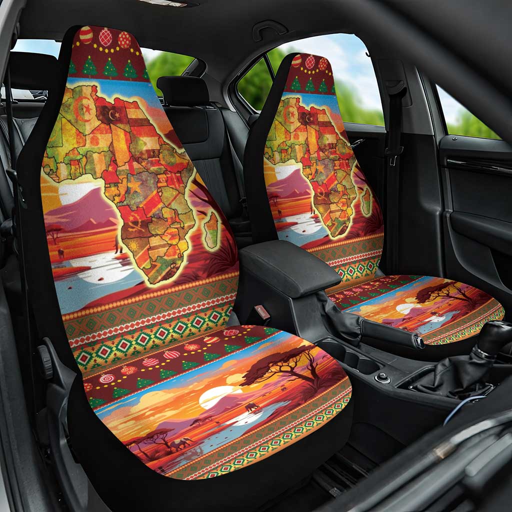 African Christmas Car Seat Cover Afro Heritage and Celebrated