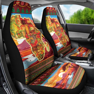 African Christmas Car Seat Cover Afro Heritage and Celebrated